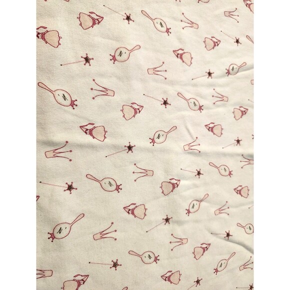 Vintage Gymboree 2004 PRINCESS Baby Blanket 100% Cotton  *Read flaws - Picture 4 of 15